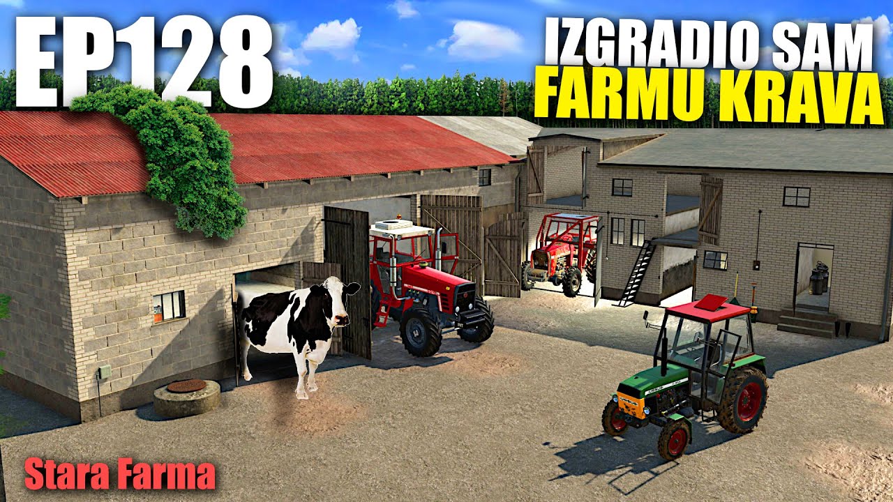 NAPOKON FARMA KRAVA IZGRAĐENA ! StaraFarma Ep128
