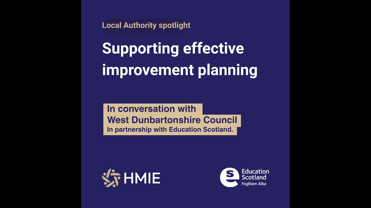 Supporting effective improvement planning