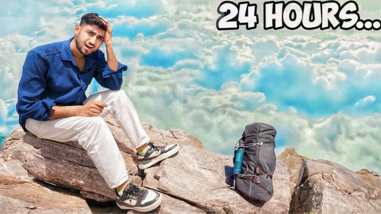 Only 5 Items for 24 Hours in the Mountains ⛰️ | Survival Challenge