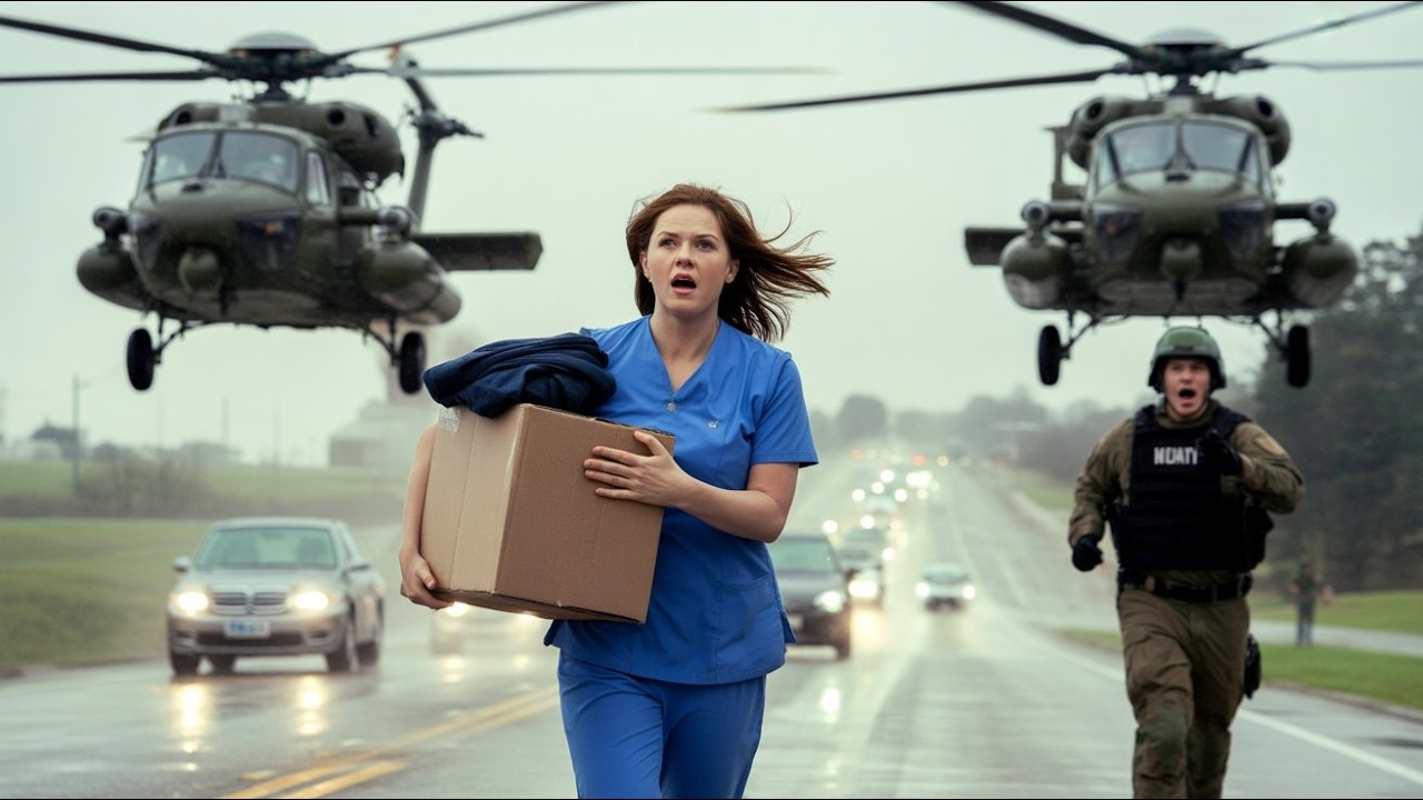 Rookie Nurse Fired and Walking Home — Until Two Navy Choppers Landed Searching for Her