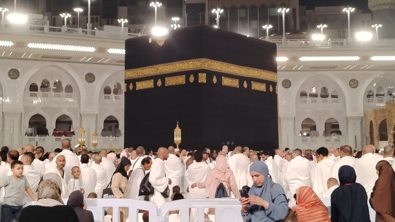 Makkah Live🔴 ||Crowd in Haram ||Beautiful View of Magrib Prayer in Haram 🕋 @makkahmadinaoffical4928 
