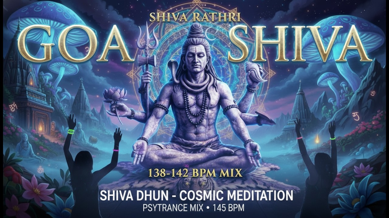 Indian Devotional Psytrance Shiva Rathri Special 🔱 Goa Trance Festival Mix 140 BPM Spiritual Energy