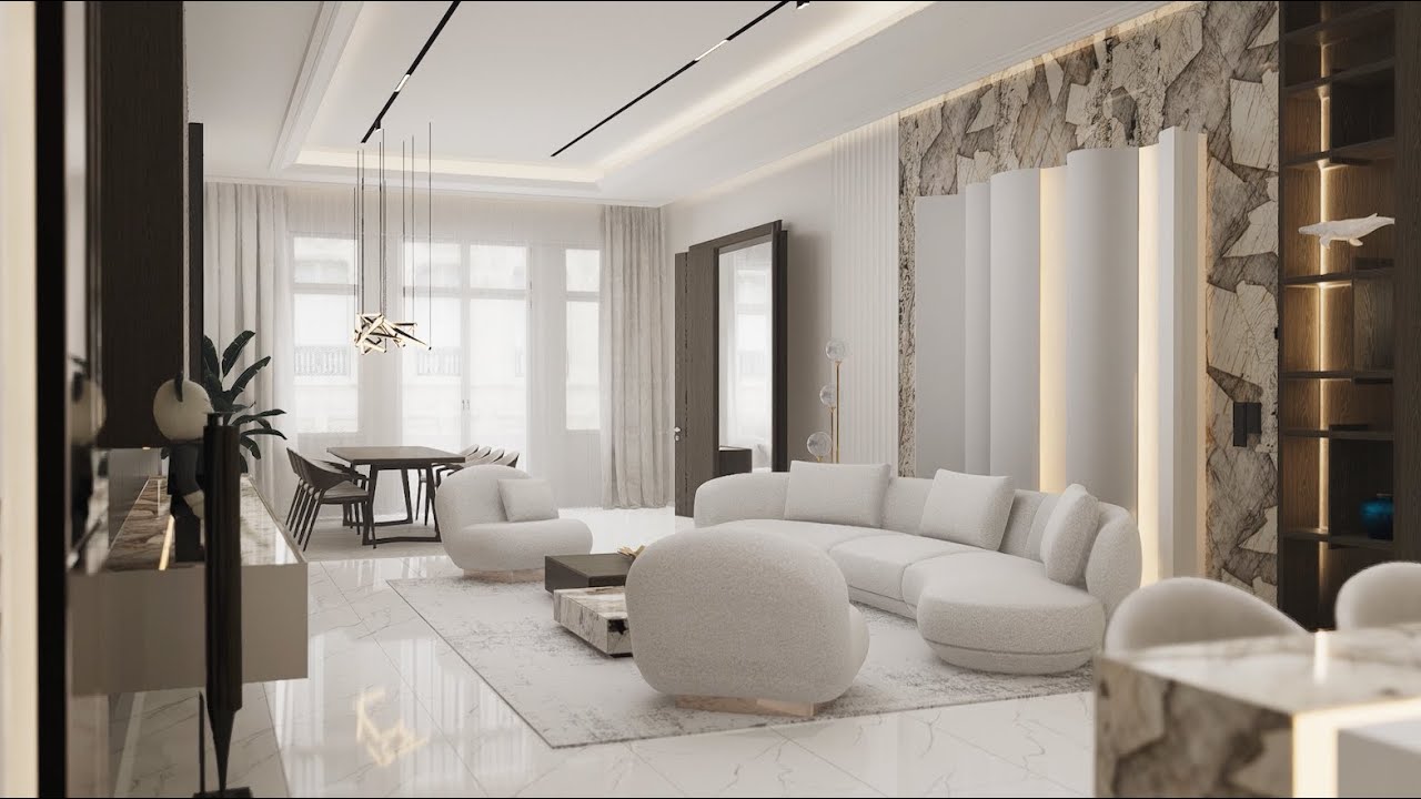 Animation Interior Design Video of our Október 6 street apartment project