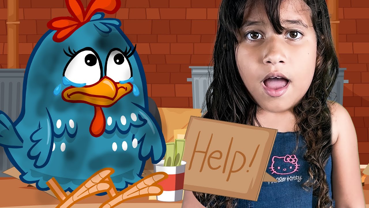 A GALINHA PINTADINHA VIROU MENDIGA?!?! 😳 | Alice e Bela