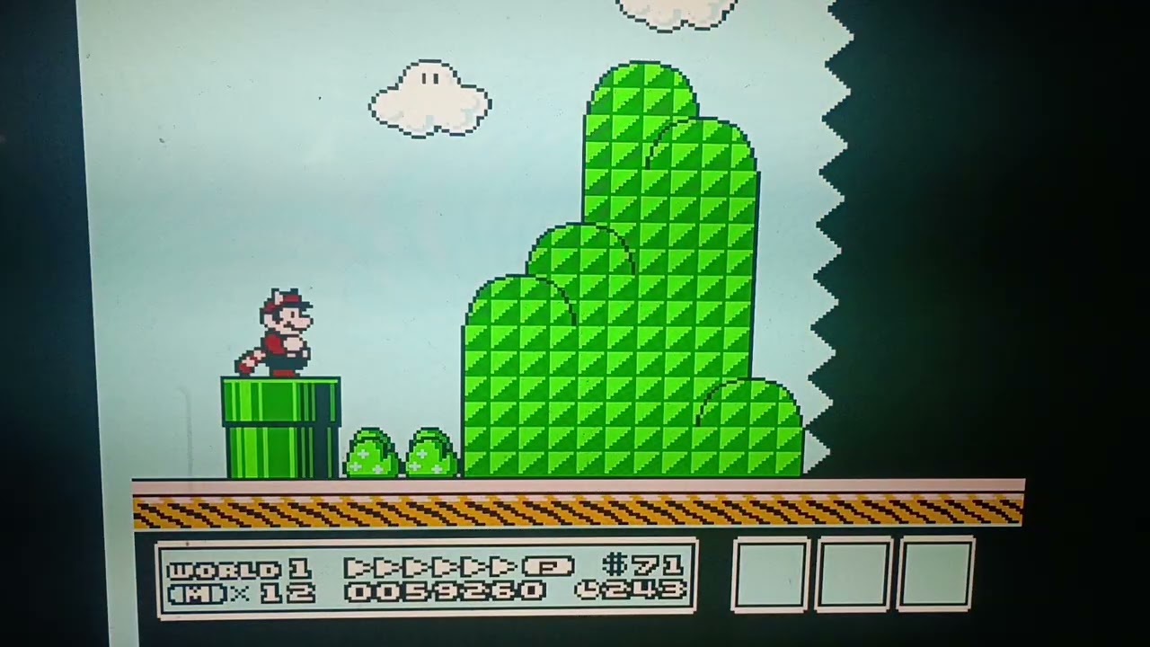 Retro 1988 Nintendo NES Super Mario Bros 3 World 1 Grass Lands play through 1 Wednesday 2/11/2026