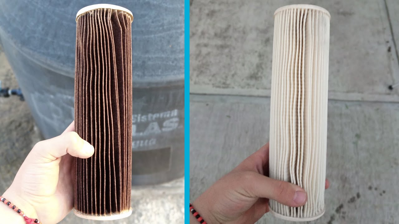 Cómo limpiar los filtros de agua de tinacos y cisternas | EN MENOS DE 10 MINUTOS | SORPRENDENTE