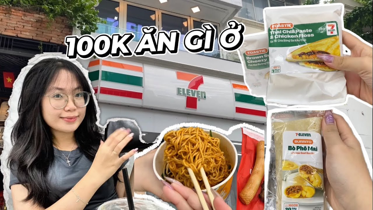 100 тыс. ЧТО ПОЕСТЬ В МАГАЗИНЕ 7ELEVEN 🍜🤤 // вкусная тайская лапша, блюда, которые обязательно ну...