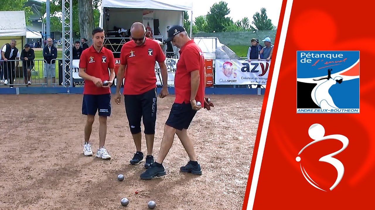 Beau huitième GIRE vs MOLINS : Supranational à pétanque d'Andrézieux-Bouthéon 2023