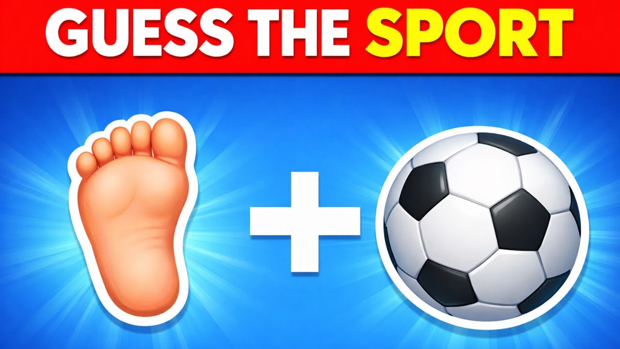 Guess The Sport By Emoji 🏀⚽🎾 | Emoji Sports Quiz