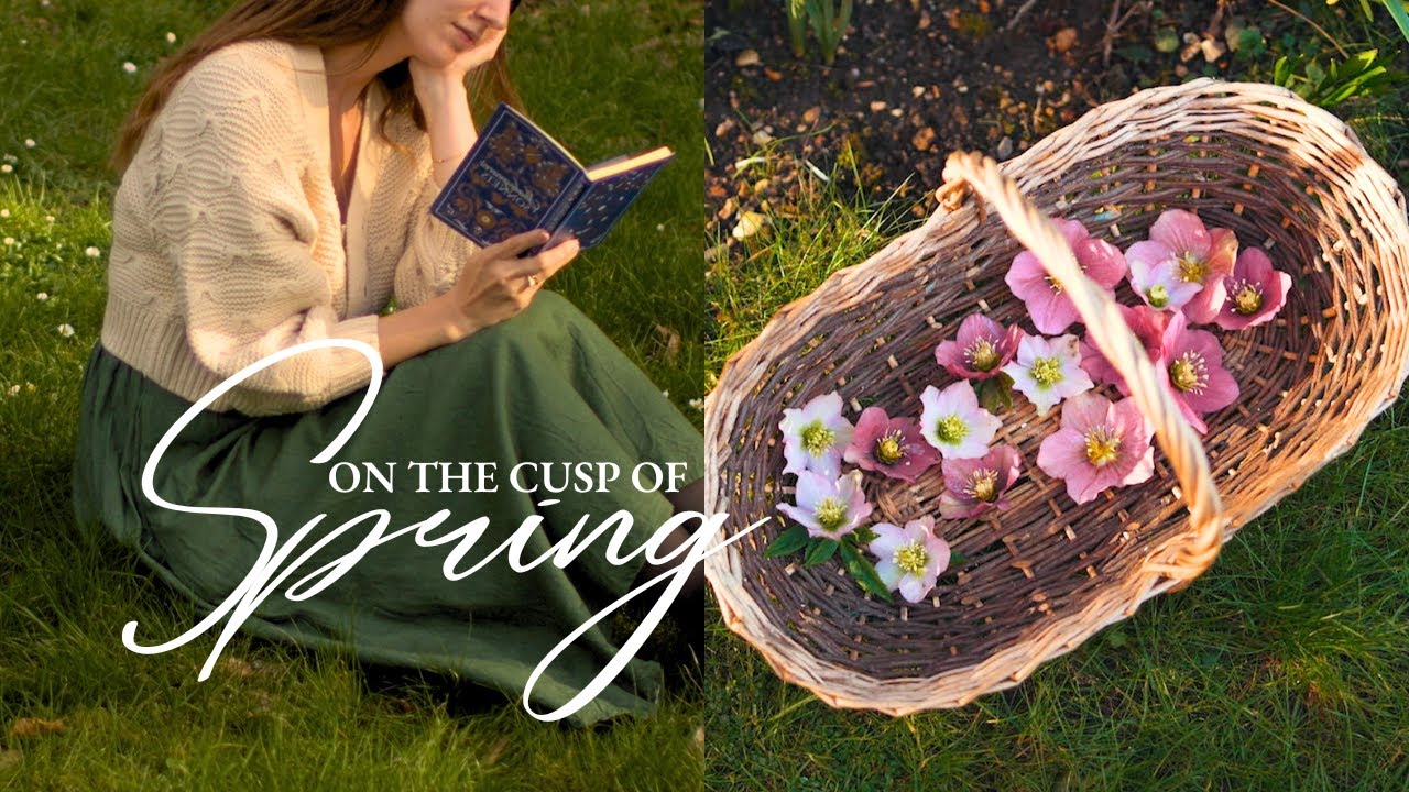On The Cusp of Spring | Slow spring beginning in the English countryside | Cozy Silent Art Vlog 🌿 🌸