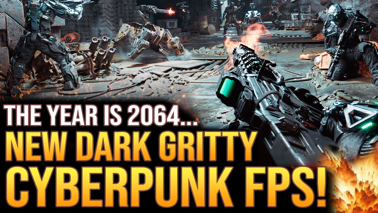 New Dark Gritty Cyberpunk FPS Set in The Year 2064...