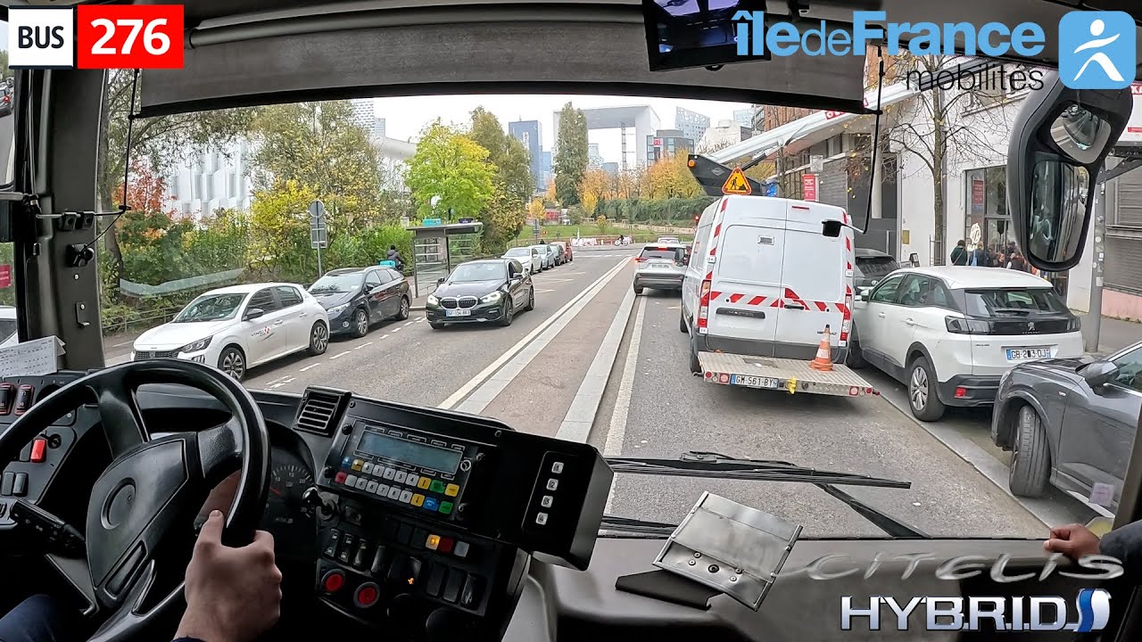 Bus POV | Gennevilliers - Tramway / Paris la Défense