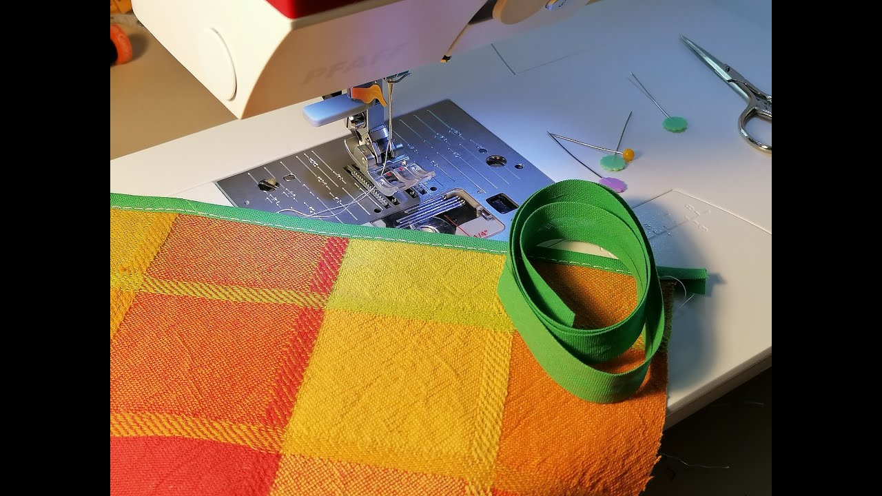 Come cucire il nastro sbieco - tutorial cucito facile - trucchi per attaccare lo sbieco perfetto