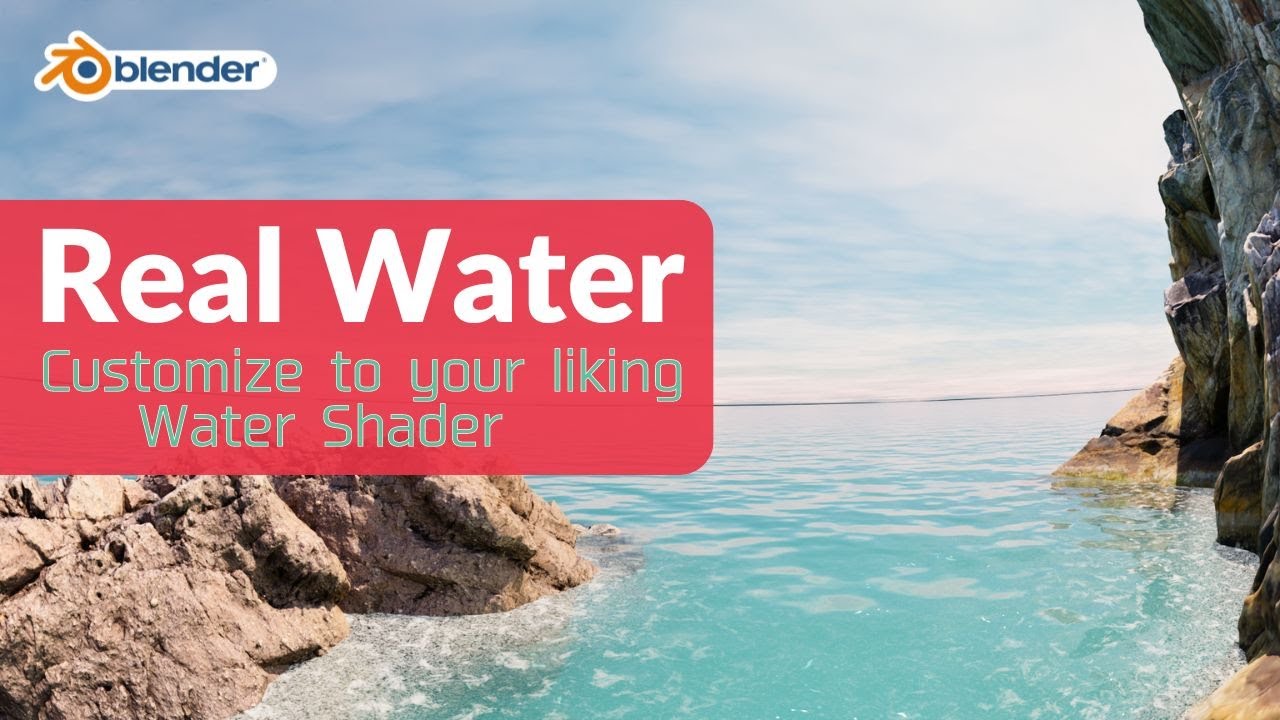 【アドオン】シーンに欠かせない水を再現！「Real Water」の使い方【Blender】