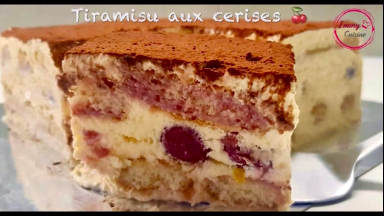 Tiramisu aux cerises 🍒 🇮🇹  🇮🇹