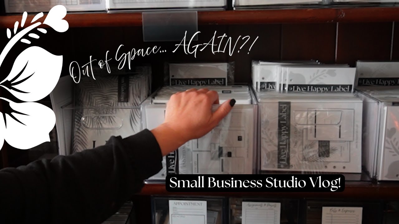 When Your Business Outgrows Your Office… Again & New Inserts Sneak Peek 🌿 Small Business Studio Vlog