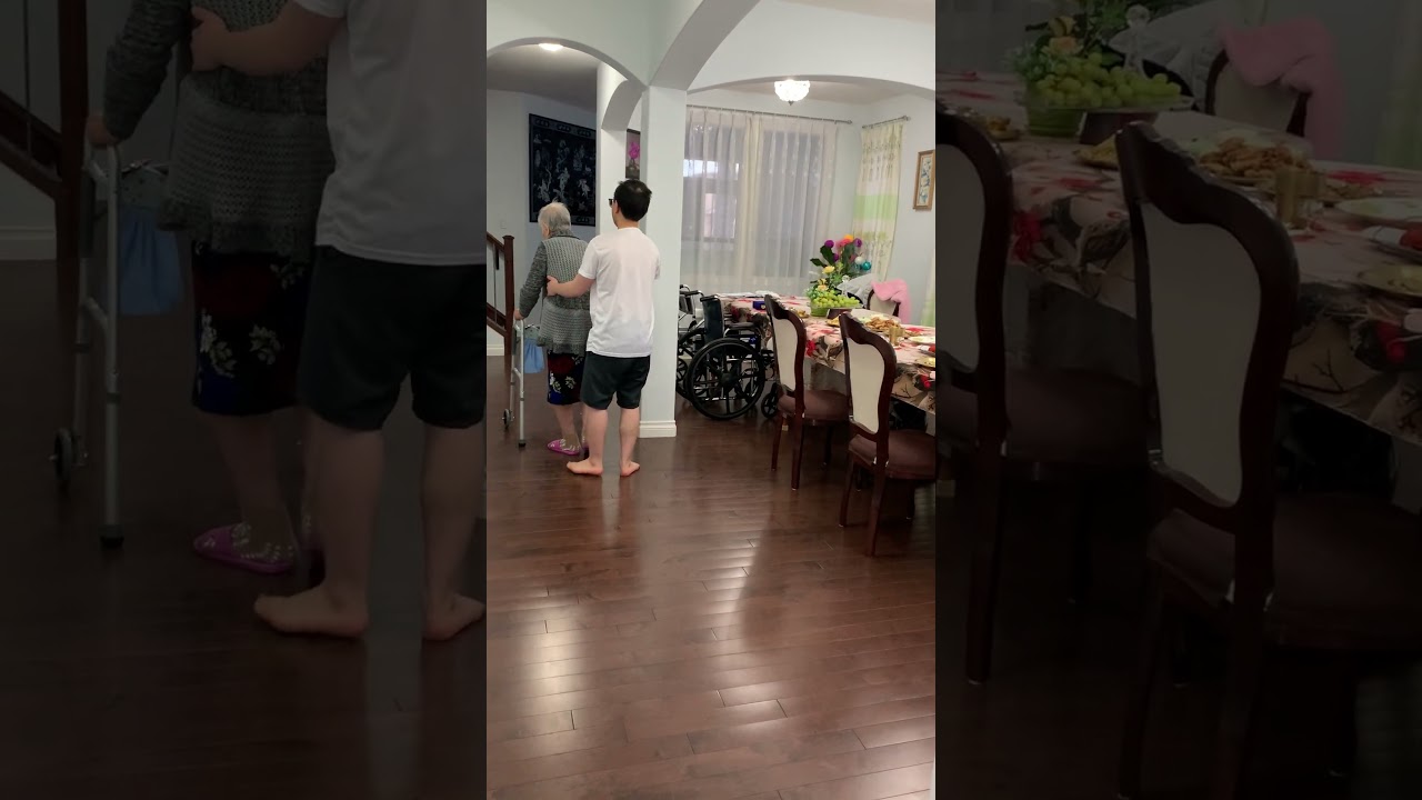 My son helped toileting my mom who had a stroke 6 weeks ago