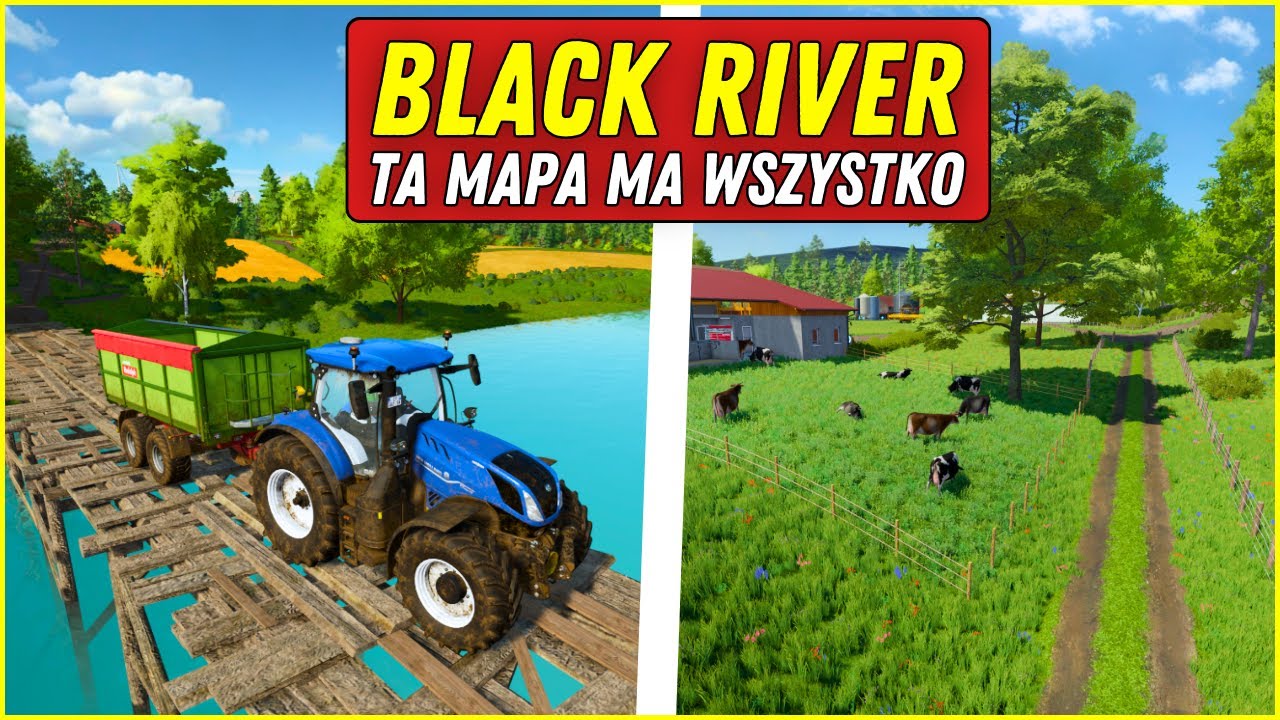 ⚫️ BLACK RIVER ⚫️ piękna mapa dla każdego na PC i konsole! 🏞 Prezentacja