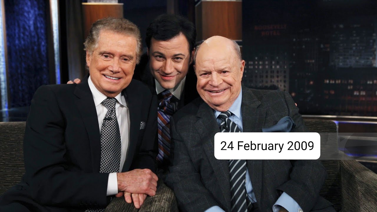 Don Rickles & Regis Philbin on Jimmy Kimmel 24 February 2009