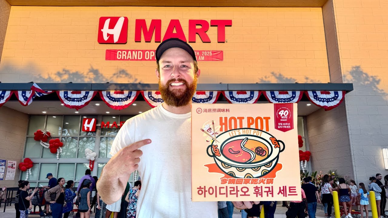 Готовим знаменитый хот-пот из азиатского супермаркета H Mart