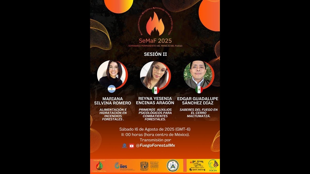 Sesión II del Seminario Permanente de Manejo del Fuego 2025