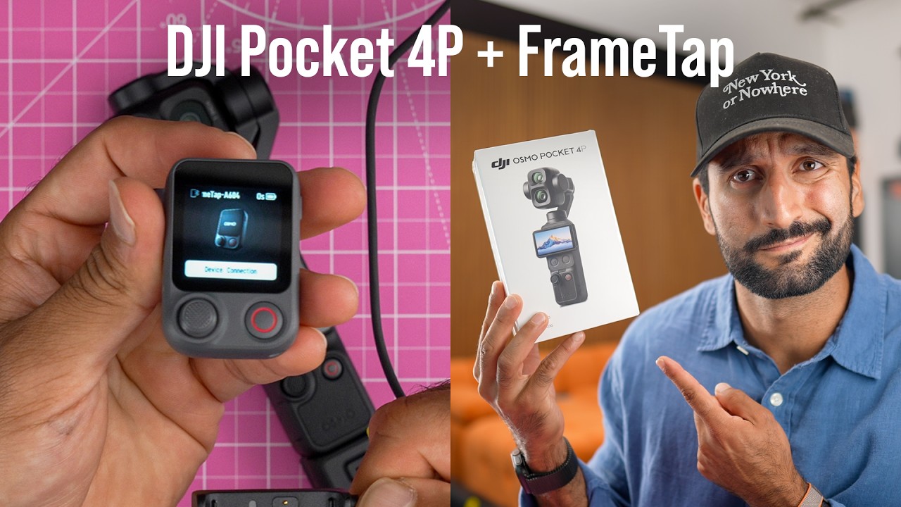 DJI Pocket 4P &ndash; unboxing w USA (vs Insta360 Luna)