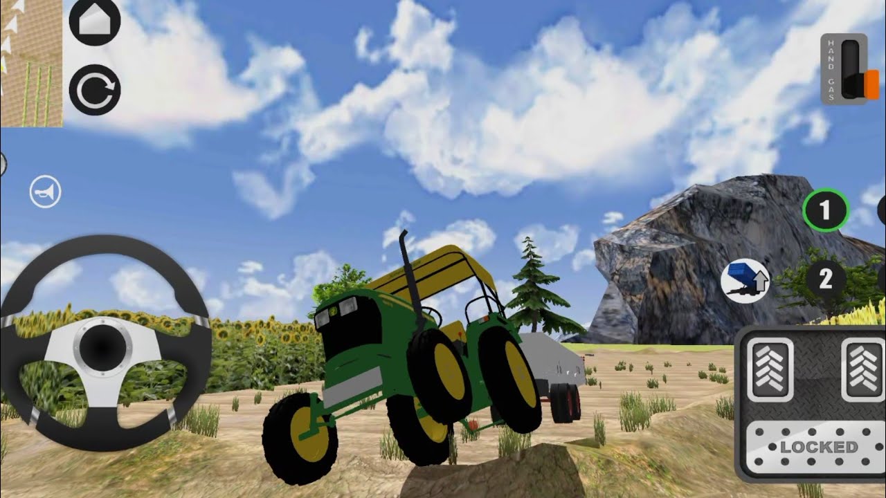 Mini Tractor Trolley | Tractor Jcb - Tractor Simulator | Tractor Game - Android Gameplay