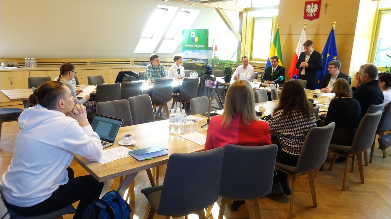 Konferencja prasowa w Urzędzie Gminy Chojnice z 26.02.2026