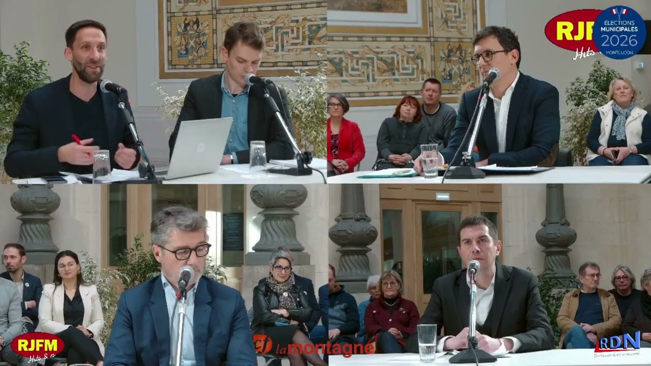Débat Municipales Montluçon 2026 RJFM et La MONTAGNE