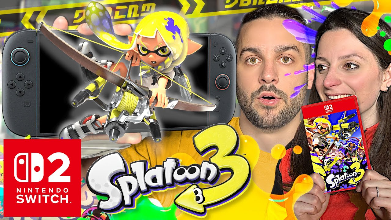 SPLATOON 3 SUR NINTENDO SWITCH 2 ! ( Mise a jour Gratuite 4K 60fps )