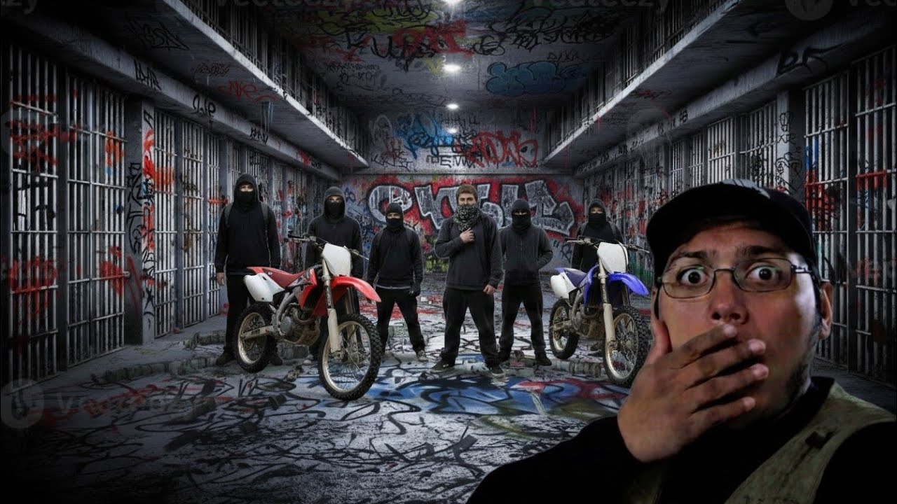 Prisión abandonada || aquí pasamos una noche de terror 🚷☠️😱