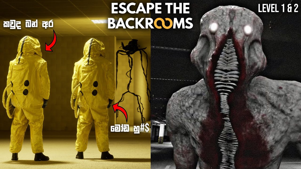 යක්කු නතින් | Escape The Backrooms Sinhala | EP 01 Ft.