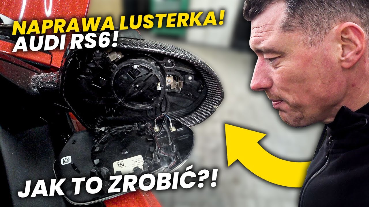 NAPRAWA LUSTERKA W AUDI RS6 - NAPRAW TO SAM!