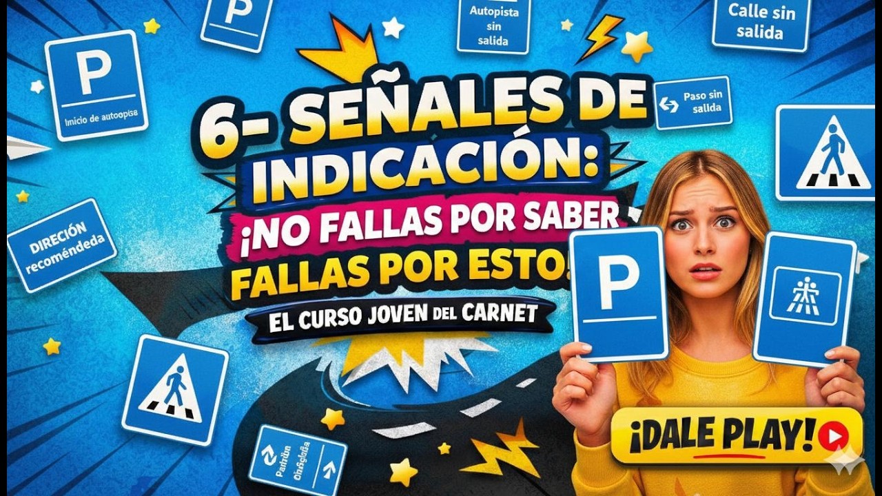 6. Señales de indicación. ¡NO FALLAS POR NO SABER, FALLAS POR ESTO