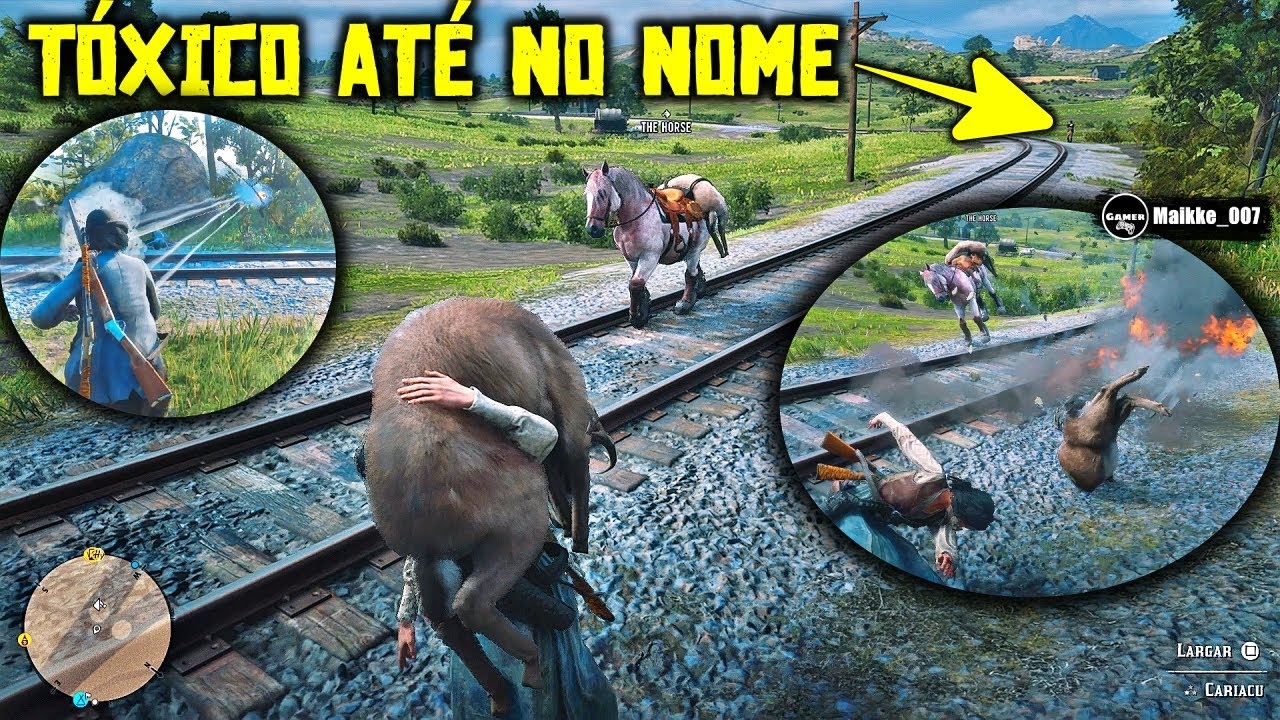 EXPULSANDO PLAYER TÓXICO DA SESSÃO - RDR2 ONLINE