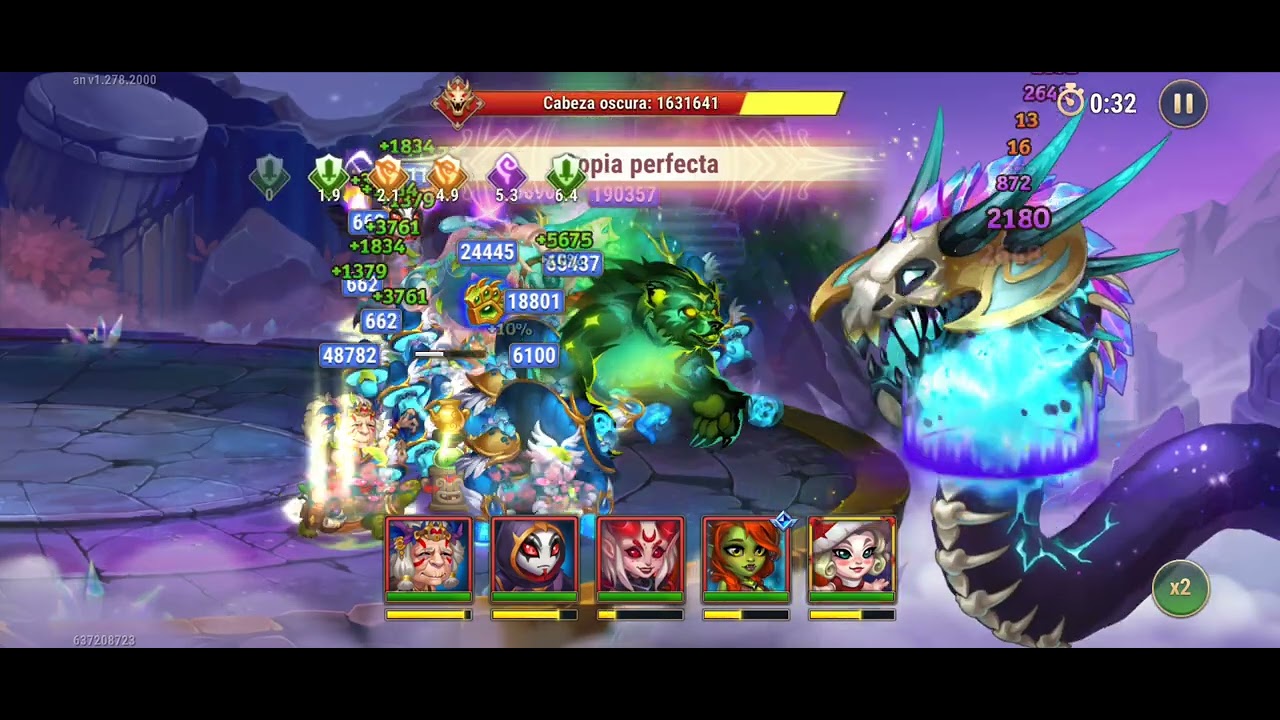 Hero Wars Alliance Hydra one puch