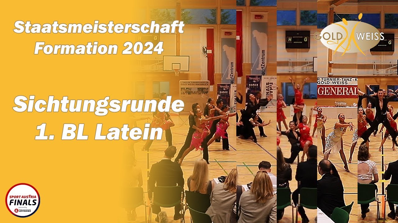Sichtungsrunde 1. Bundesliga Lateinformationen | Staatsmeisterschaft Formation 2024
