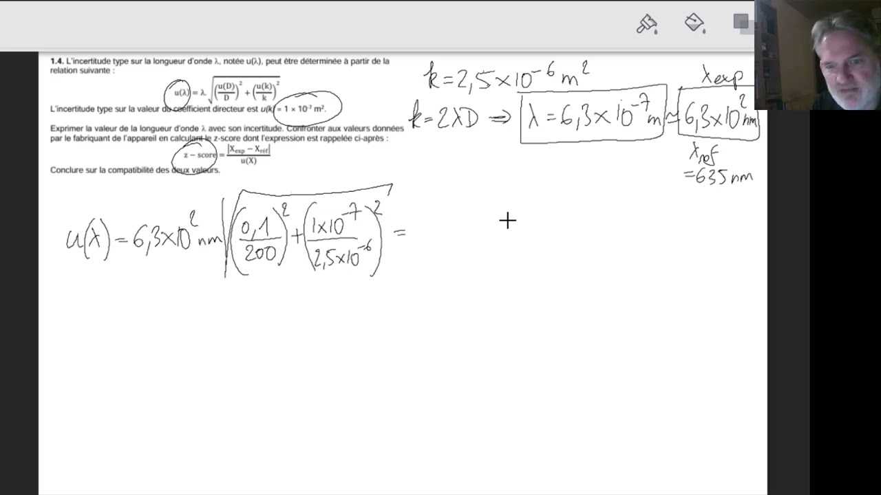 Comment calculer un z-score et qu'en déduire? (Chap Diffraction)
