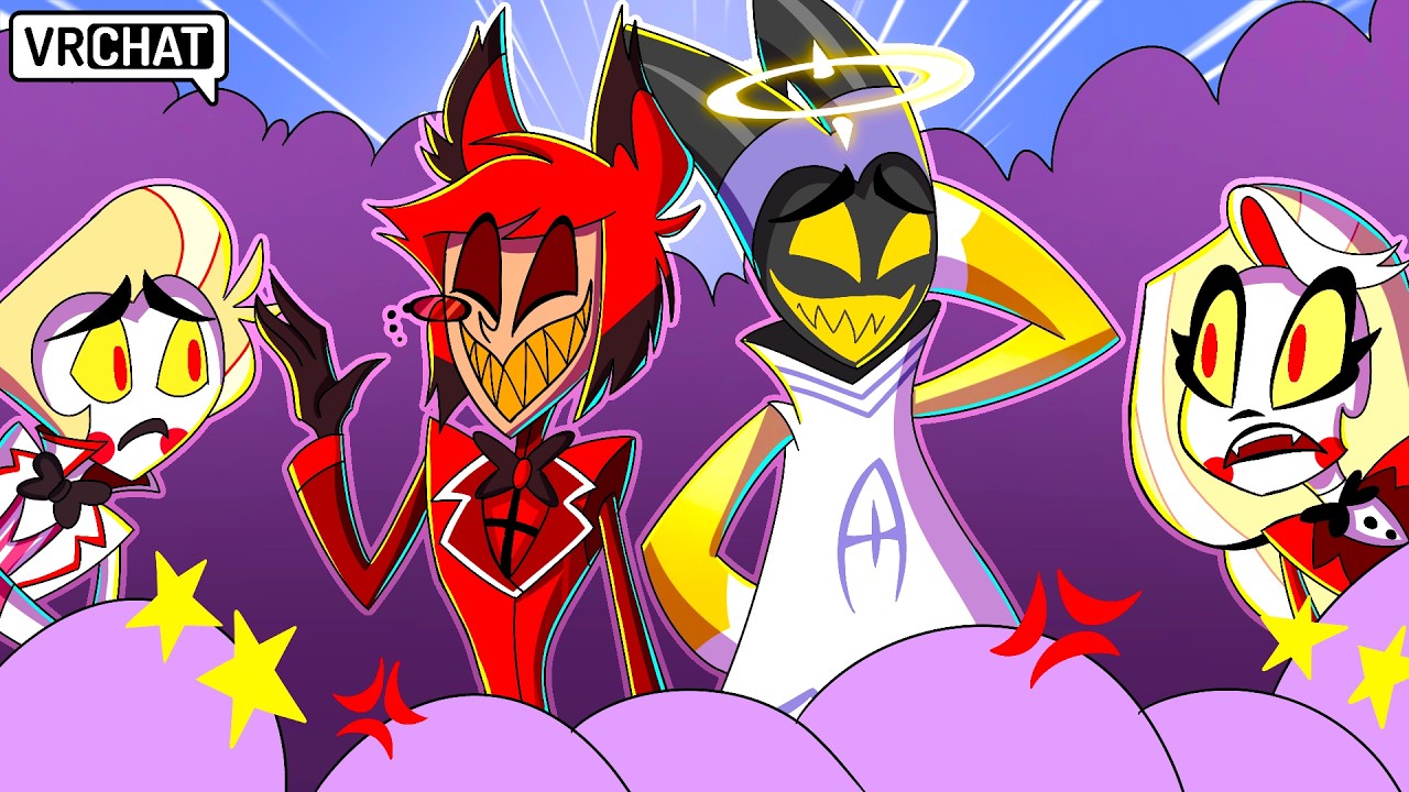 We joined a PUBLIC Hazbin Hotel Roleplay Lobby in VRChat
