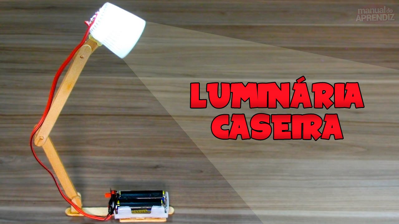 Como fazer uma Luminária caseira