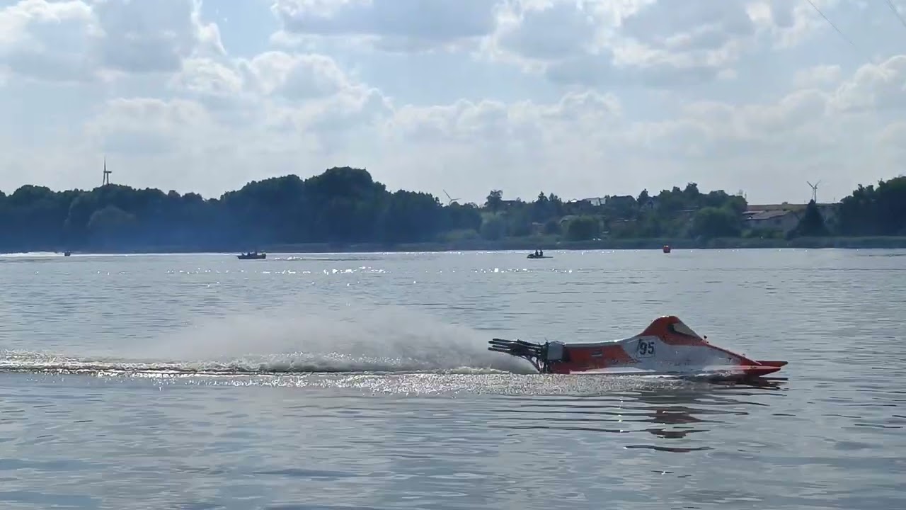 Motorowodne MŚ Hydro GP Żnin 2024 Restart I bieg F-500