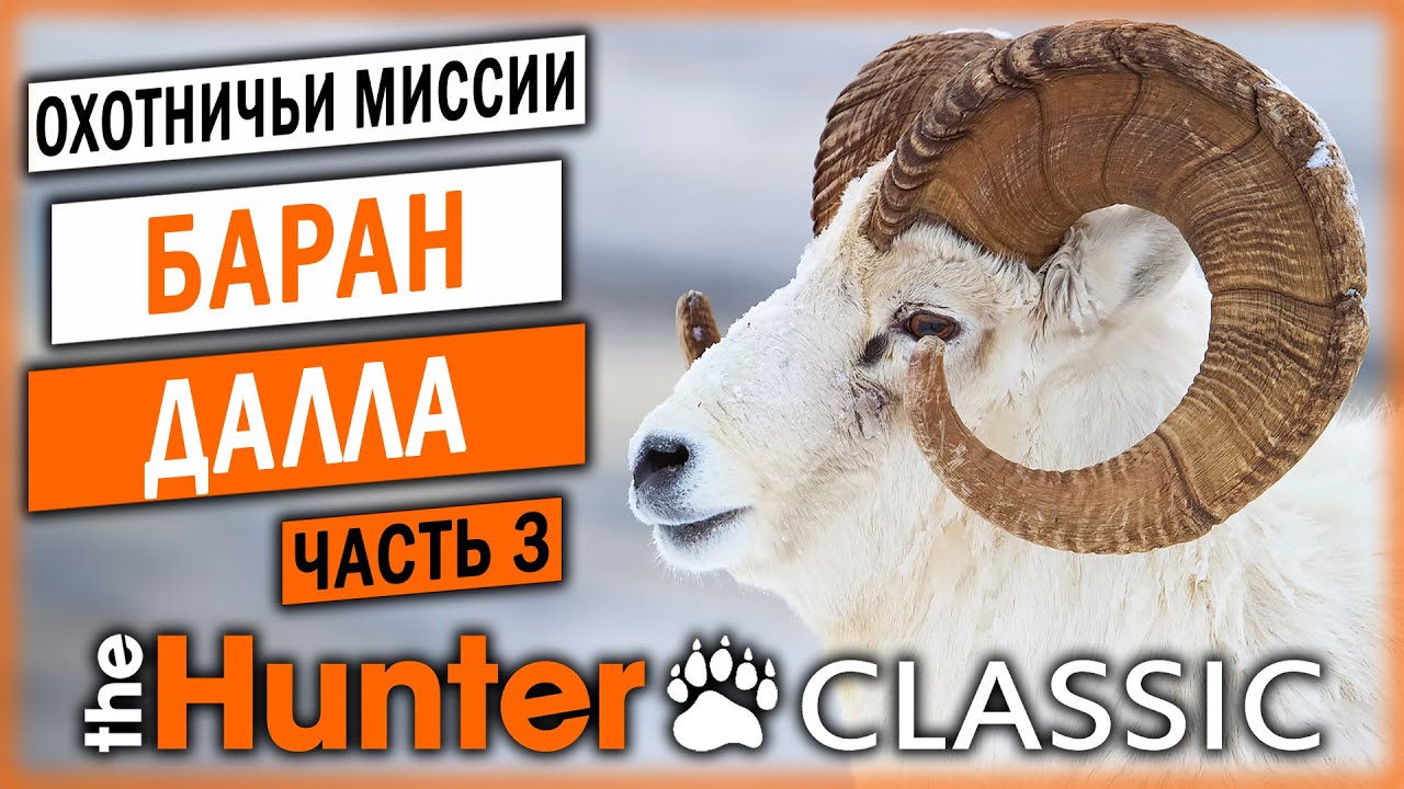 ОХОТА НА БАРАНА ДАЛЛА! | Охотничьи Миссии | theHunter Classic 🐻 | (часть 3)