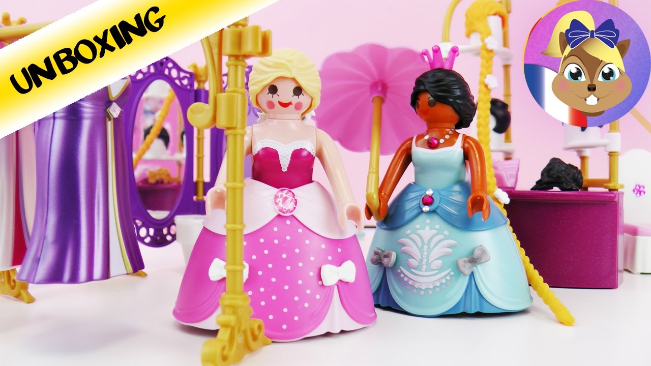 Dressing Playmobil - et salon de beauté Princess 6850 | Dans la chambre d'une Princesse | Unboxing