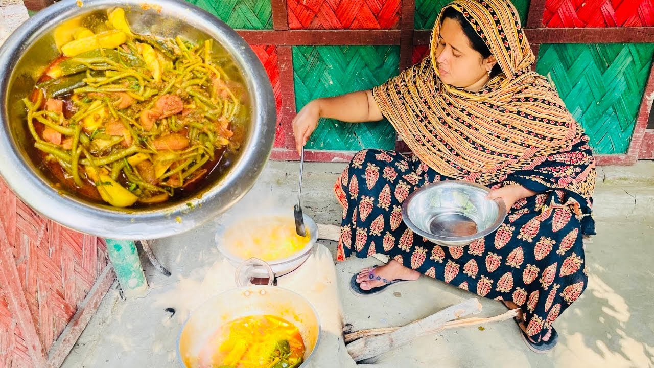 আজ এমন এক তরকারি রান্না করলাম যা খেলে ব্রন তারপর ফোঁড়া প্যাঁচড়া হবে না / simple village life 24 / 