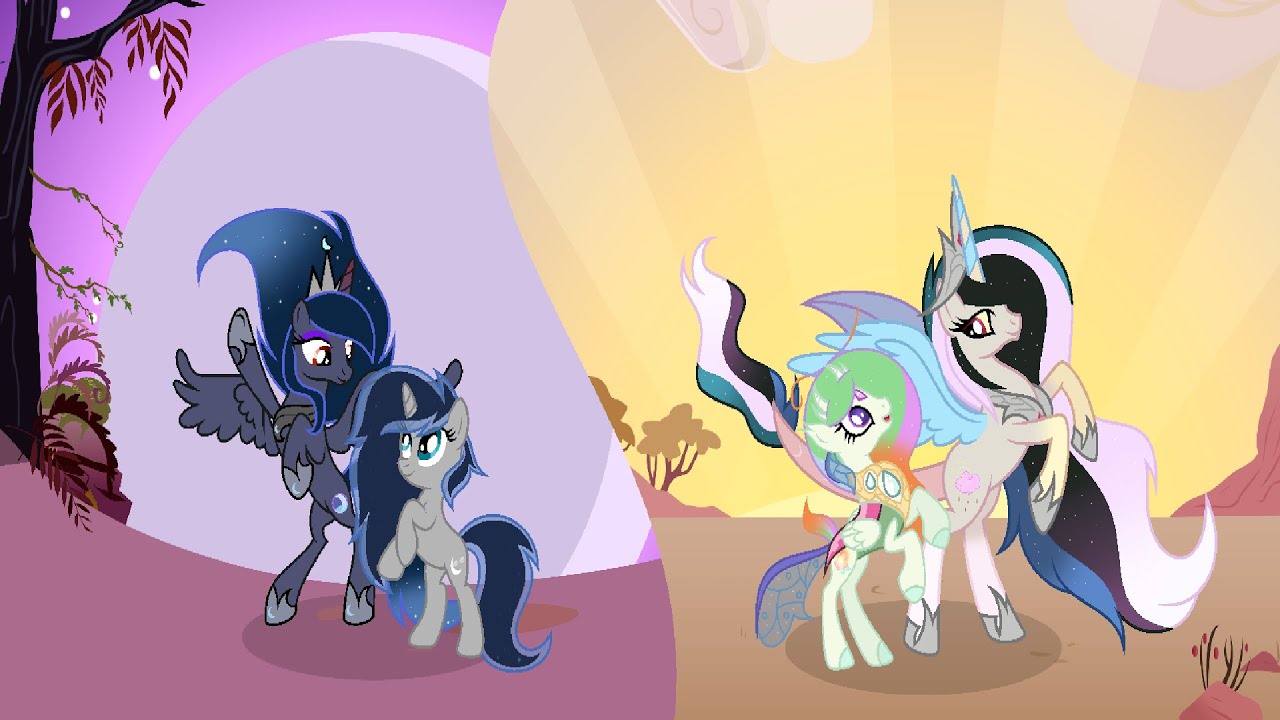 MLP [Next Gen] Princesses of the sun and moon ( SpeedPaint )