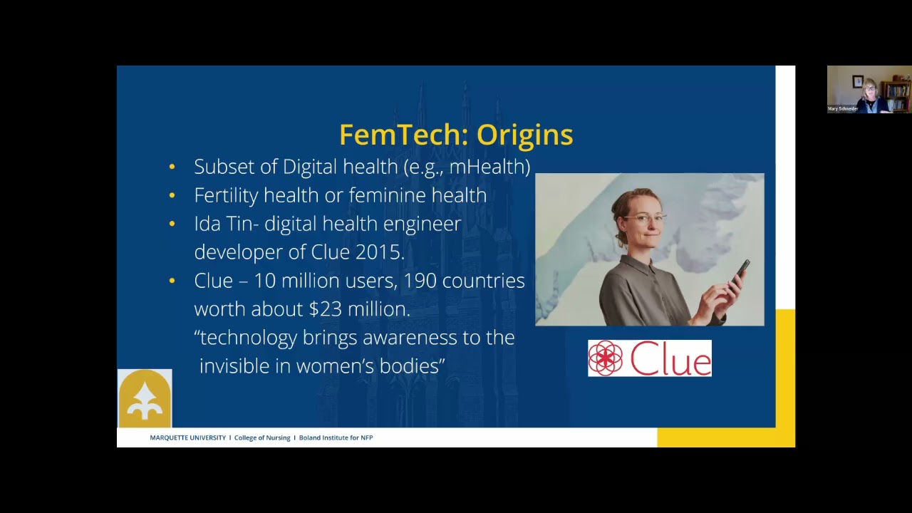 FemTech Webinar--Overview and Ethical Considerations, March 5, 2026