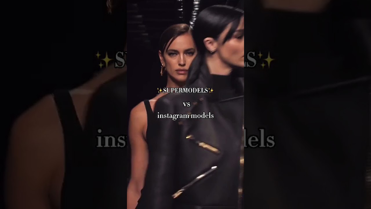 Supermodels Vs Instagram Models #shorts
