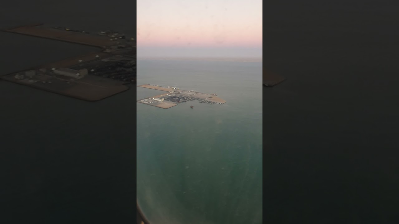 aéroport ville dakhla royal air Maroc مطار مدينة الداخلة، هبوط كامل للطائرة الخطوط الملكية الجوية