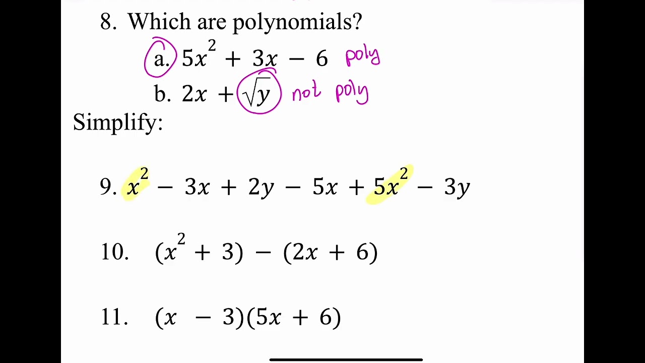 5.1-5.3 Quiz Review Algebra 2