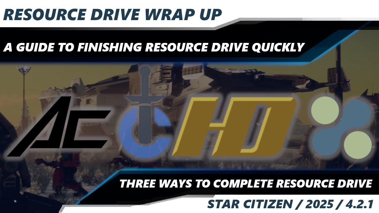 Star Citizen 4.2.1 | 3 UNIQUE Ways to Complete Resource Drive | The BEST Strategies! |